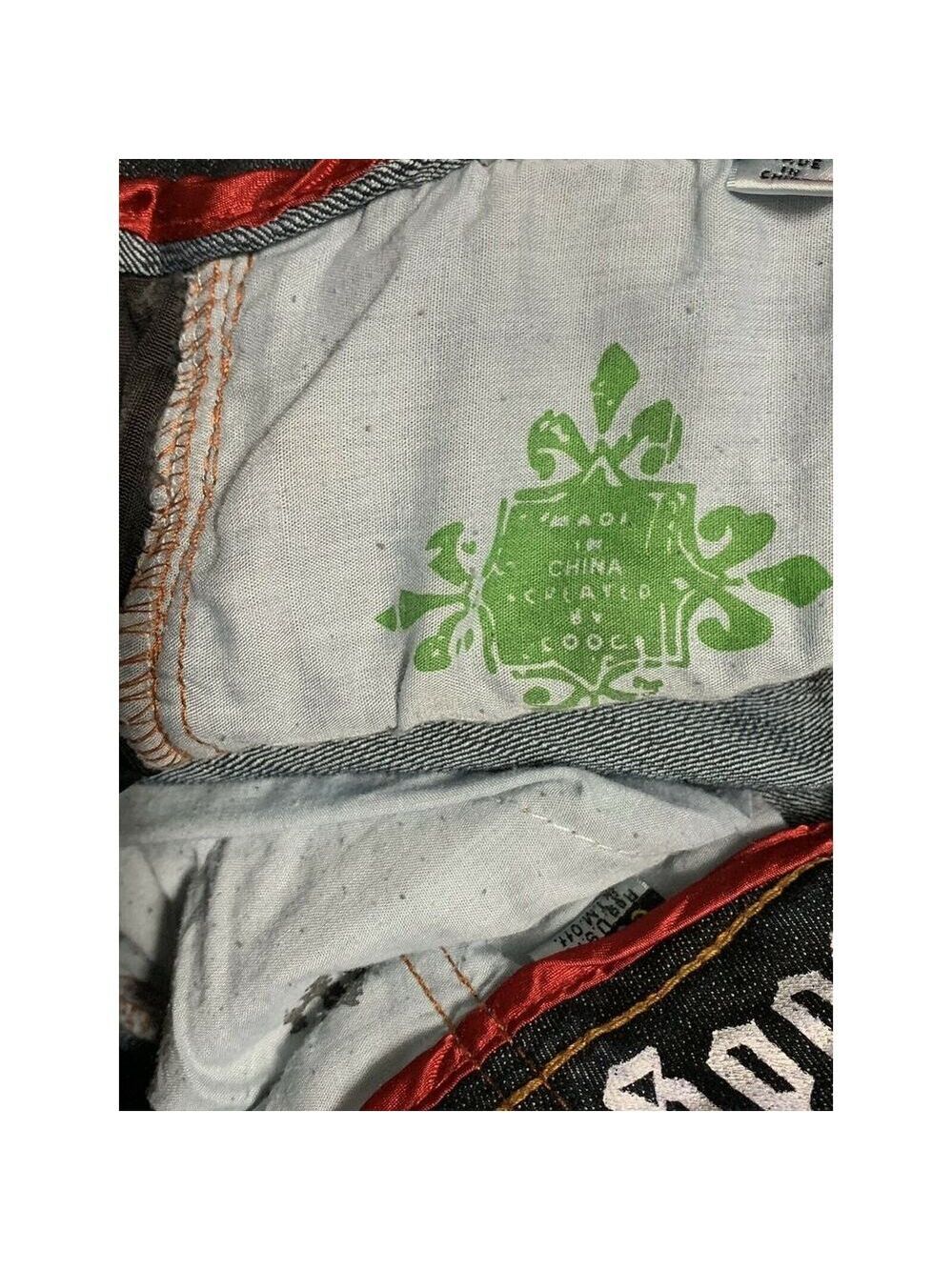 coogi Dark WASH jean EMBROIDERED Sz 18 Multicolor - Picture 11 of 11